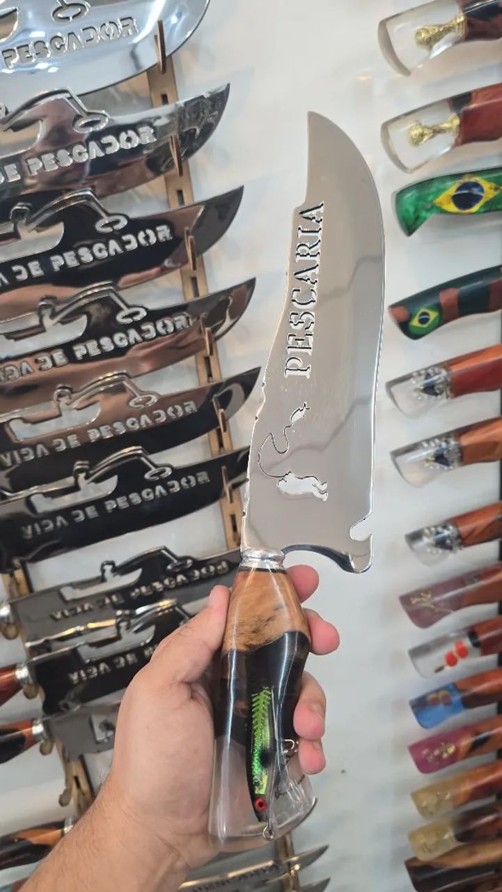 Picanheira 10" polegadas 4mm,inox 420c  - Foto 4