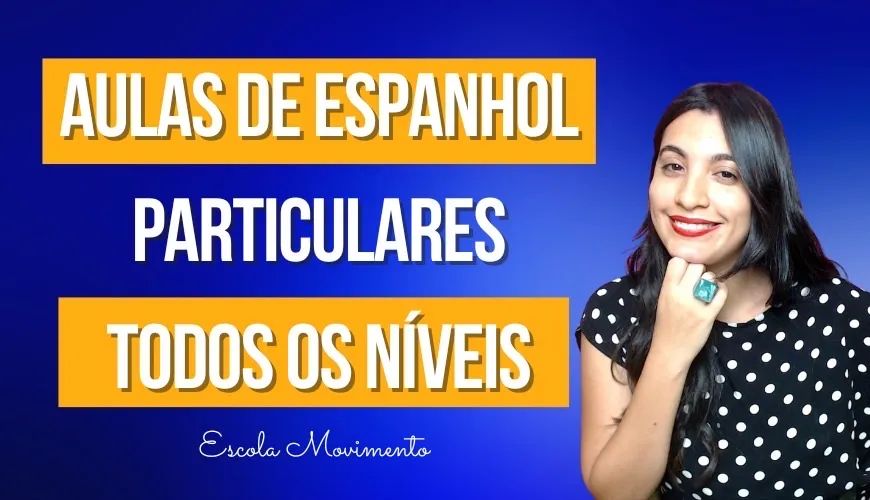 Aulas de espanhol com professores particulares 