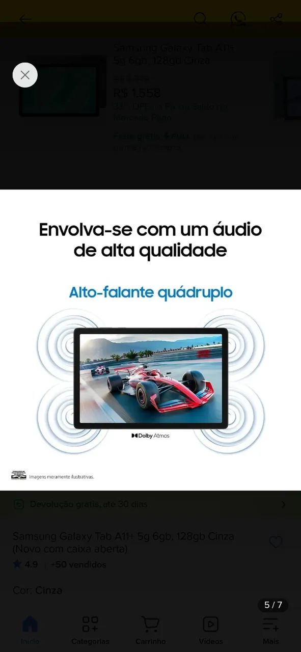 Galaxy Tab A11+ 5G C/Nota Fiscal - Foto 3