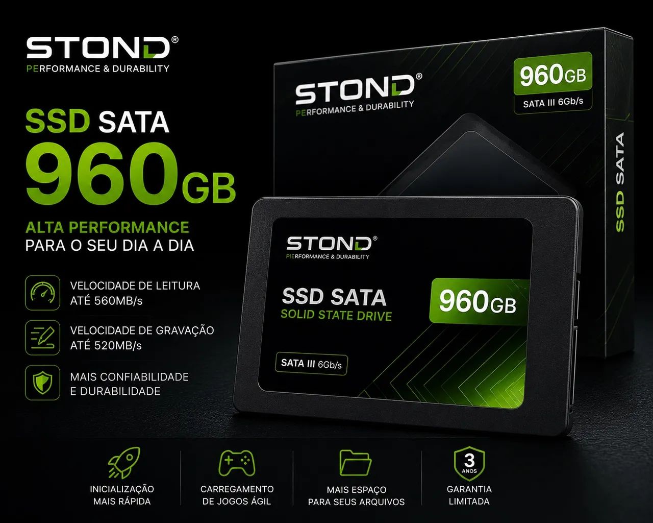 SSD SATA 960GB - STROND