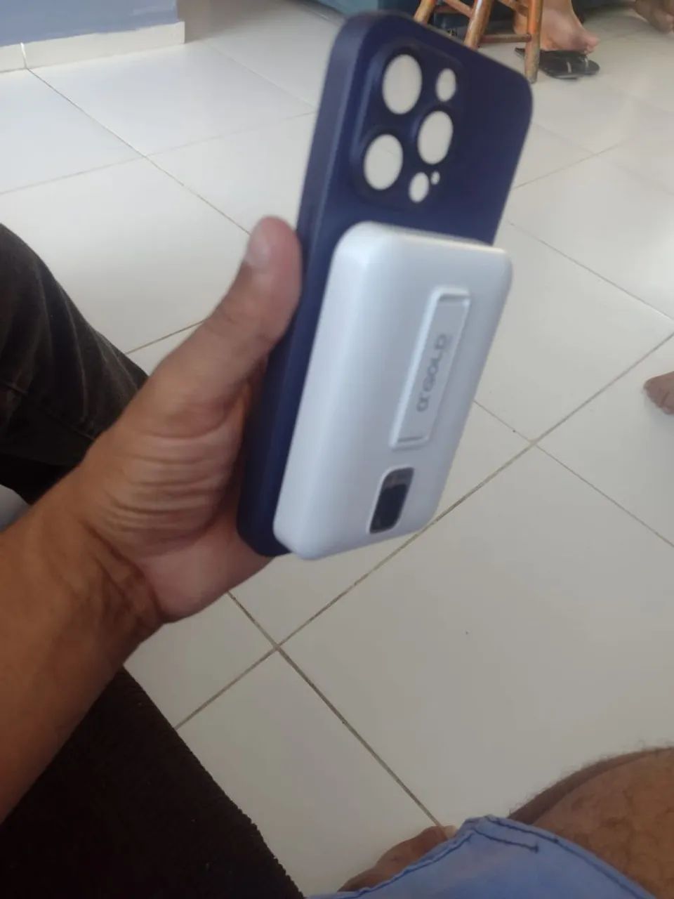 Carregador power bank e case iphone 14 pro  - Foto 2