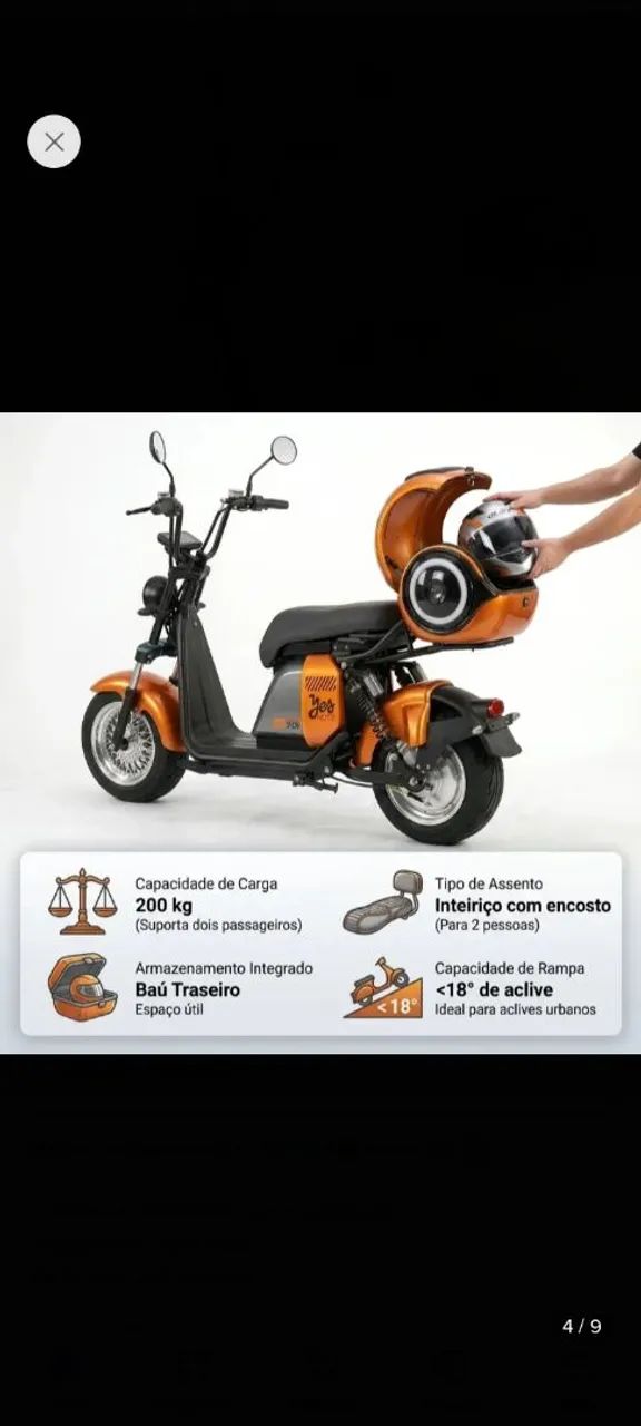 Scooter elétrica 701 sport  - Foto 3