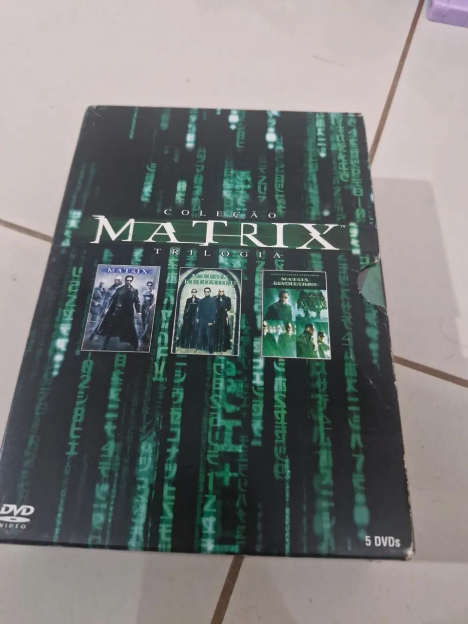 Box Trilogia Matrix - 5 midias em DVD