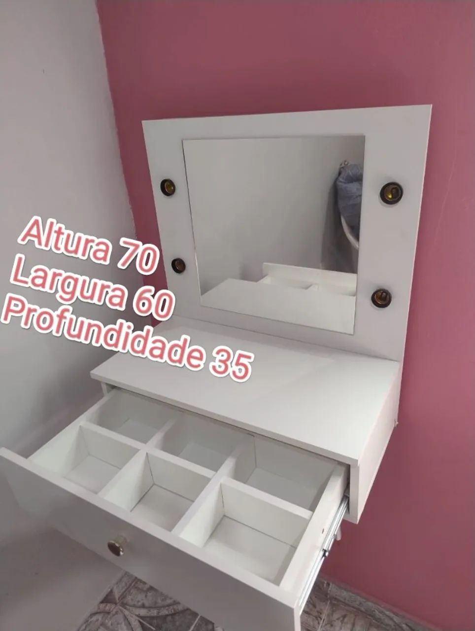 Penteadeira com preço de fábrica. Entrega e instalação grátis  - Foto 4