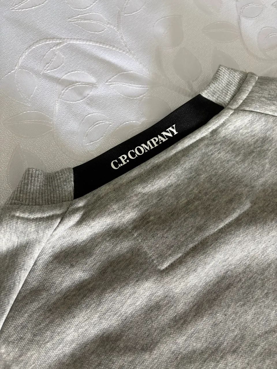 Moletom CP Company Crewneck Sweatshirt Cinza - Foto 4