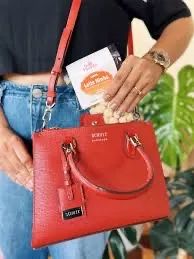 Bolsa vermelha  - Foto 5