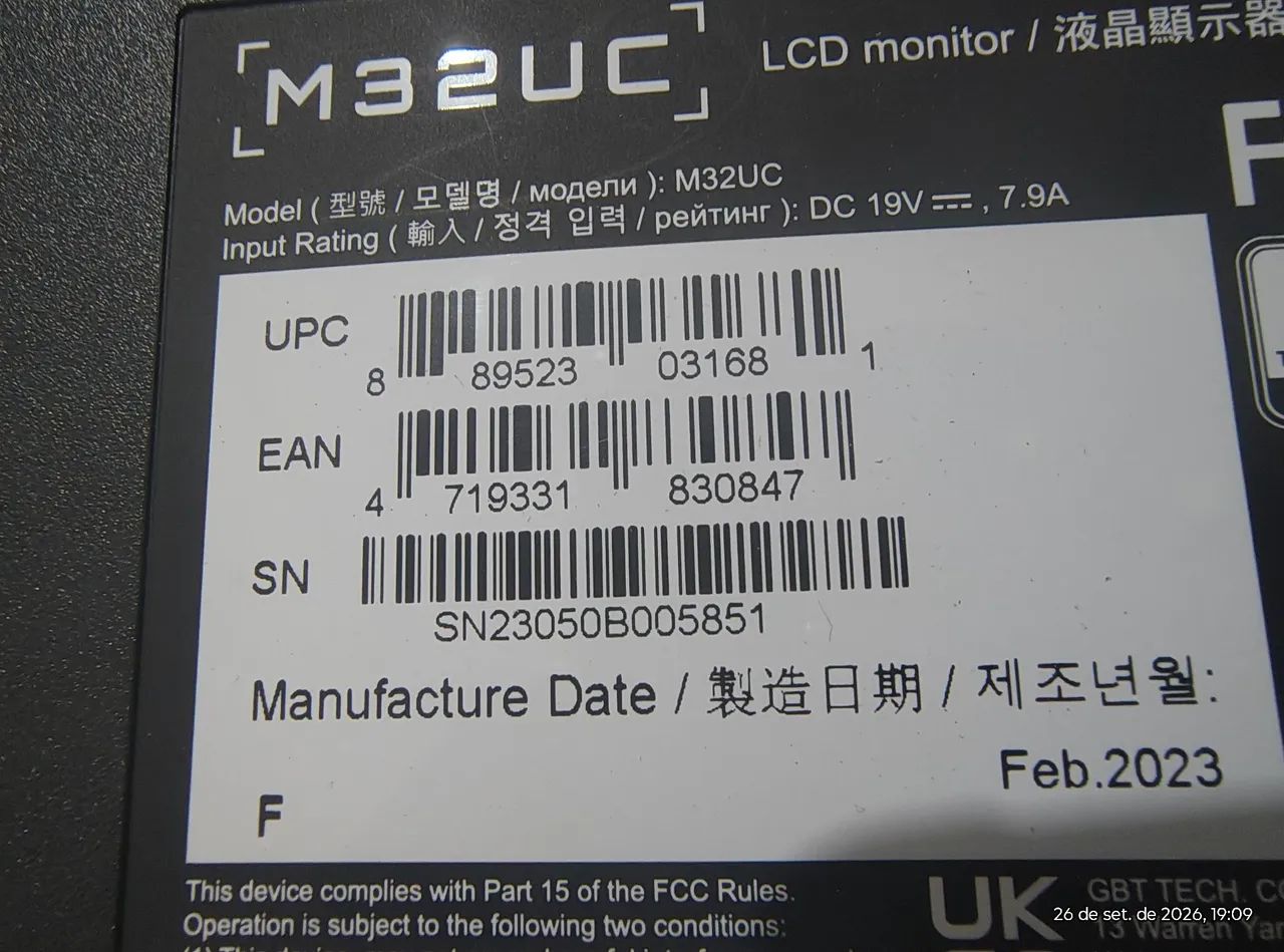 monitor curvo GIGABYTE CURVO M32UC - Foto 2