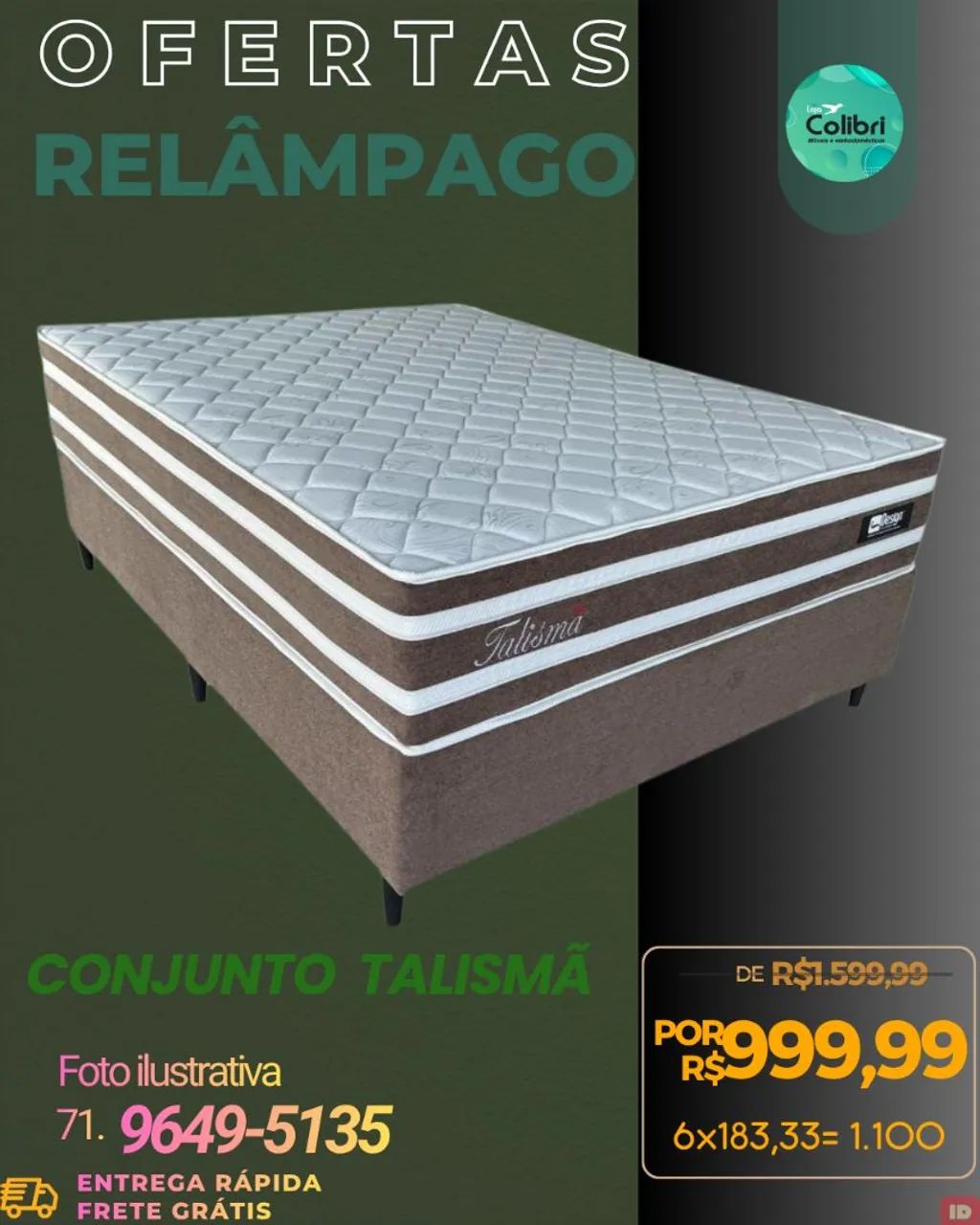 Cama Box Casal Promoção  - Foto 3