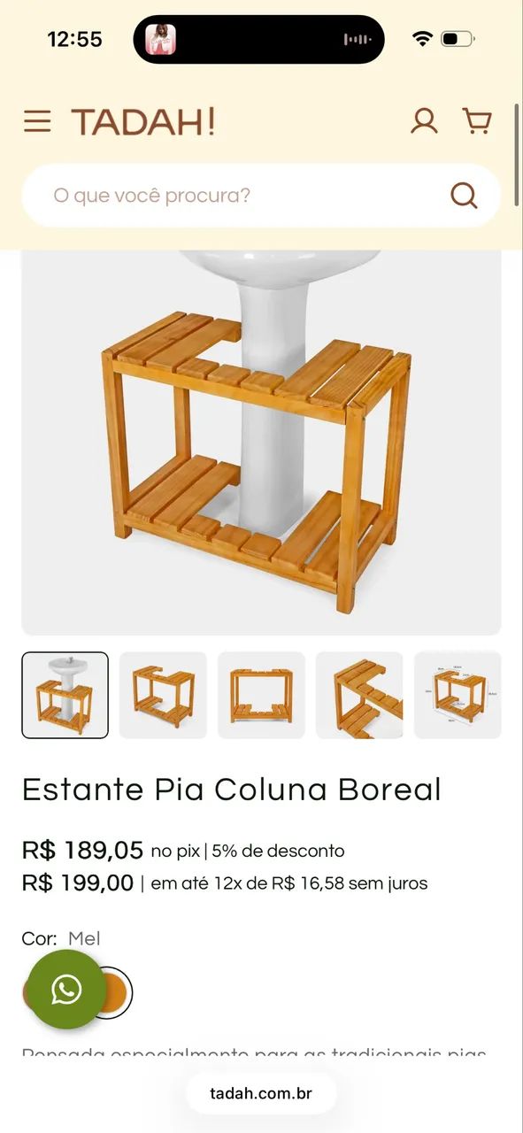 Conjunto de móveis para o banheiro - Foto 3