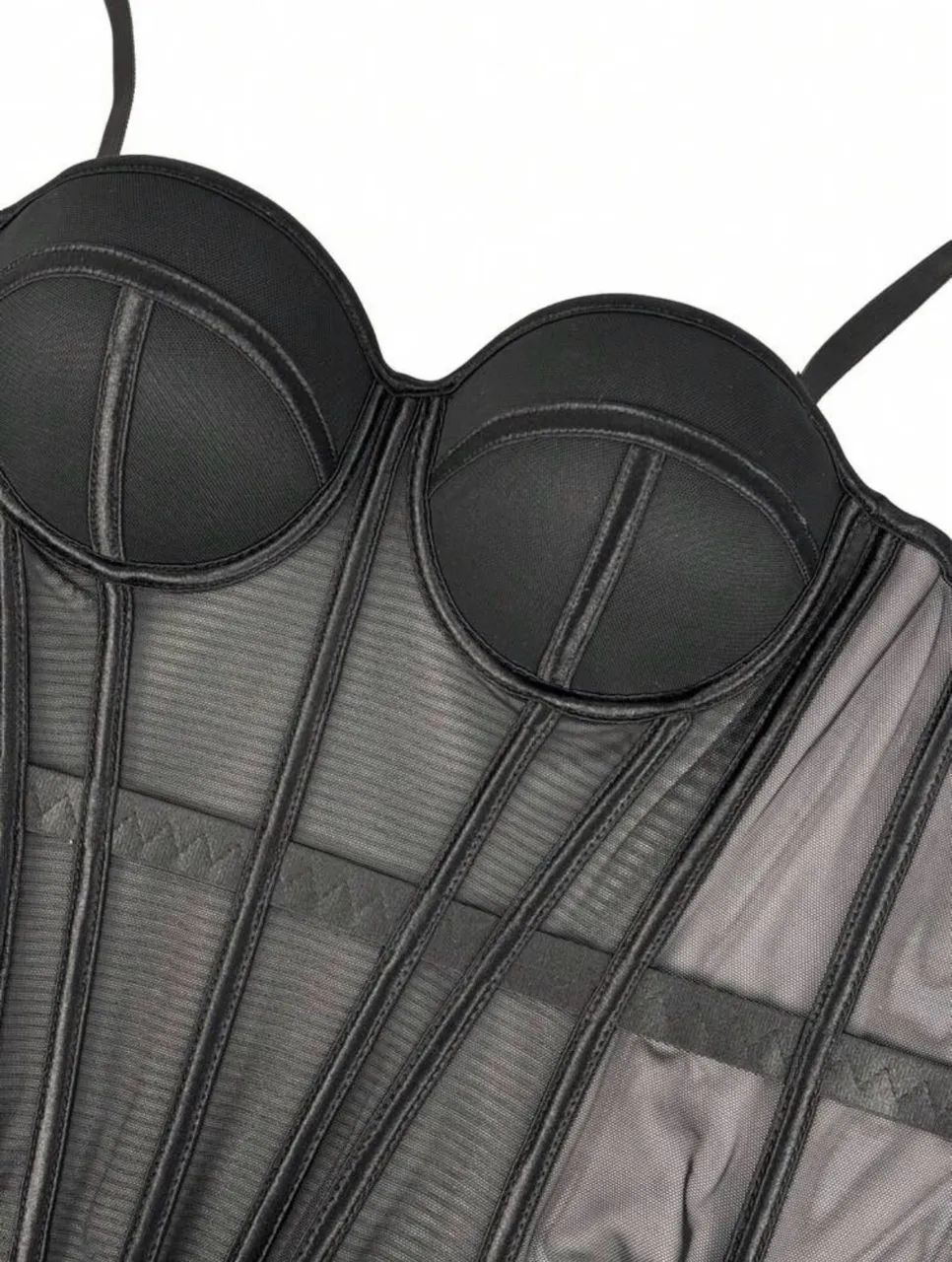 CORSET ESPARTILHO - PRETO - Foto 3
