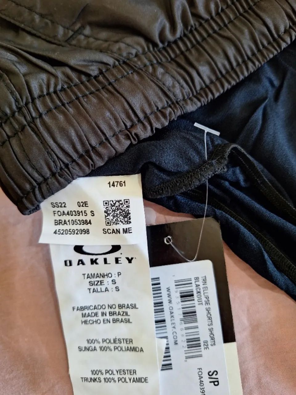 Bermuda Shorts Oakley com Forro Interno Tamanho P Original - Foto 5