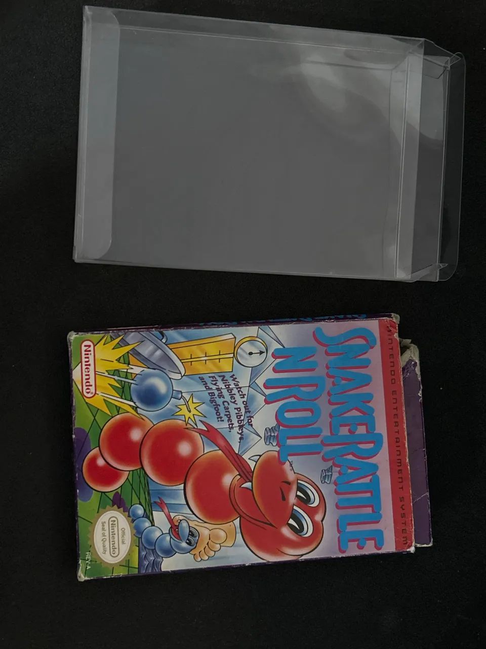 Box Nintendo original snake rattle n roll