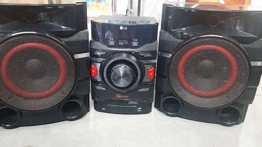 Mini System LG CM4640 Preto com Dual USB MP3 CD e Rádio - Foto 3