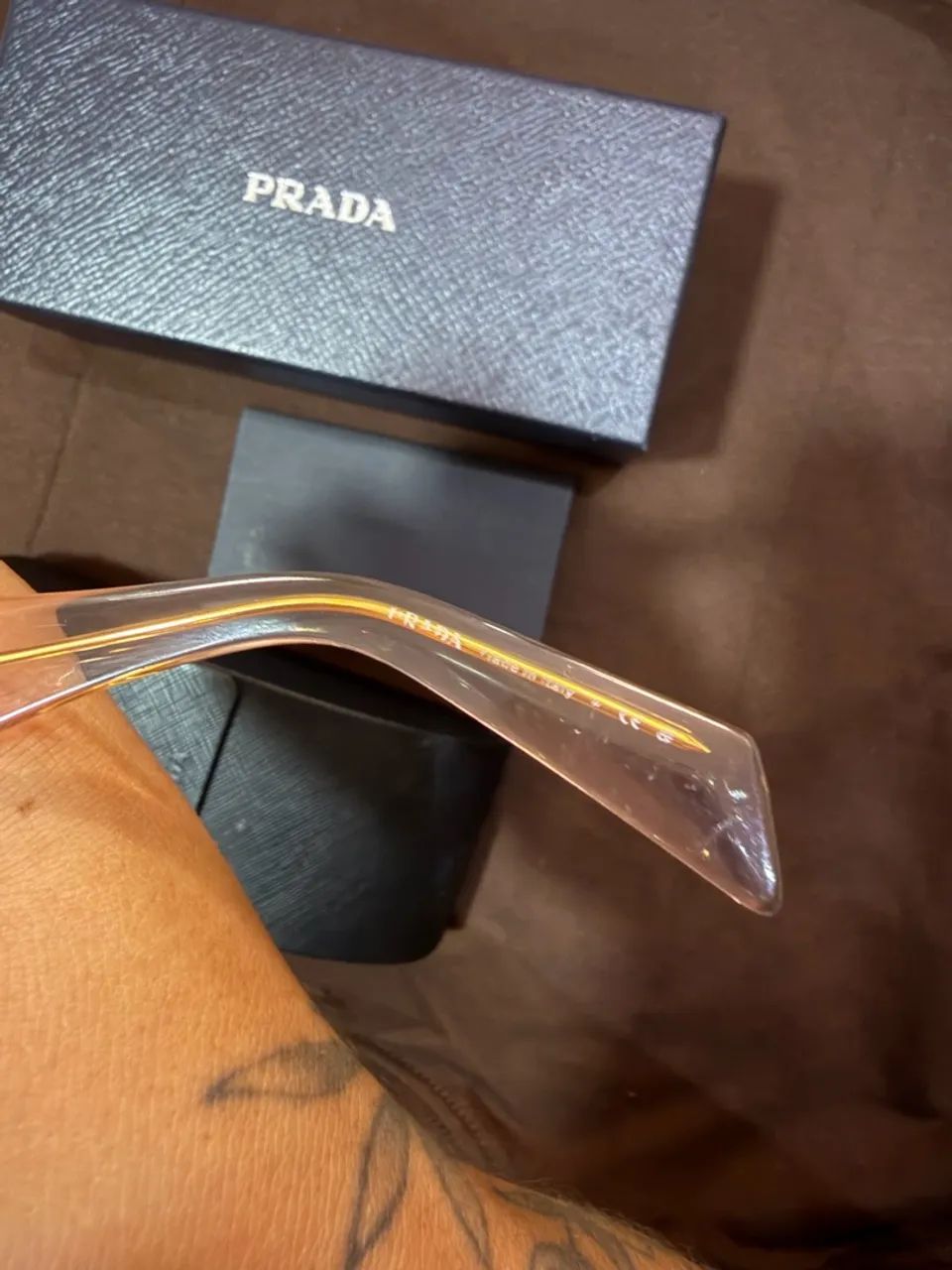 Oculos prada rosa original  - Foto 5