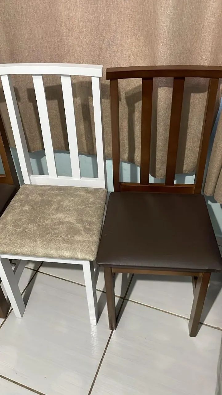 Cadeiras madeira eucalipto novo  - Foto 2