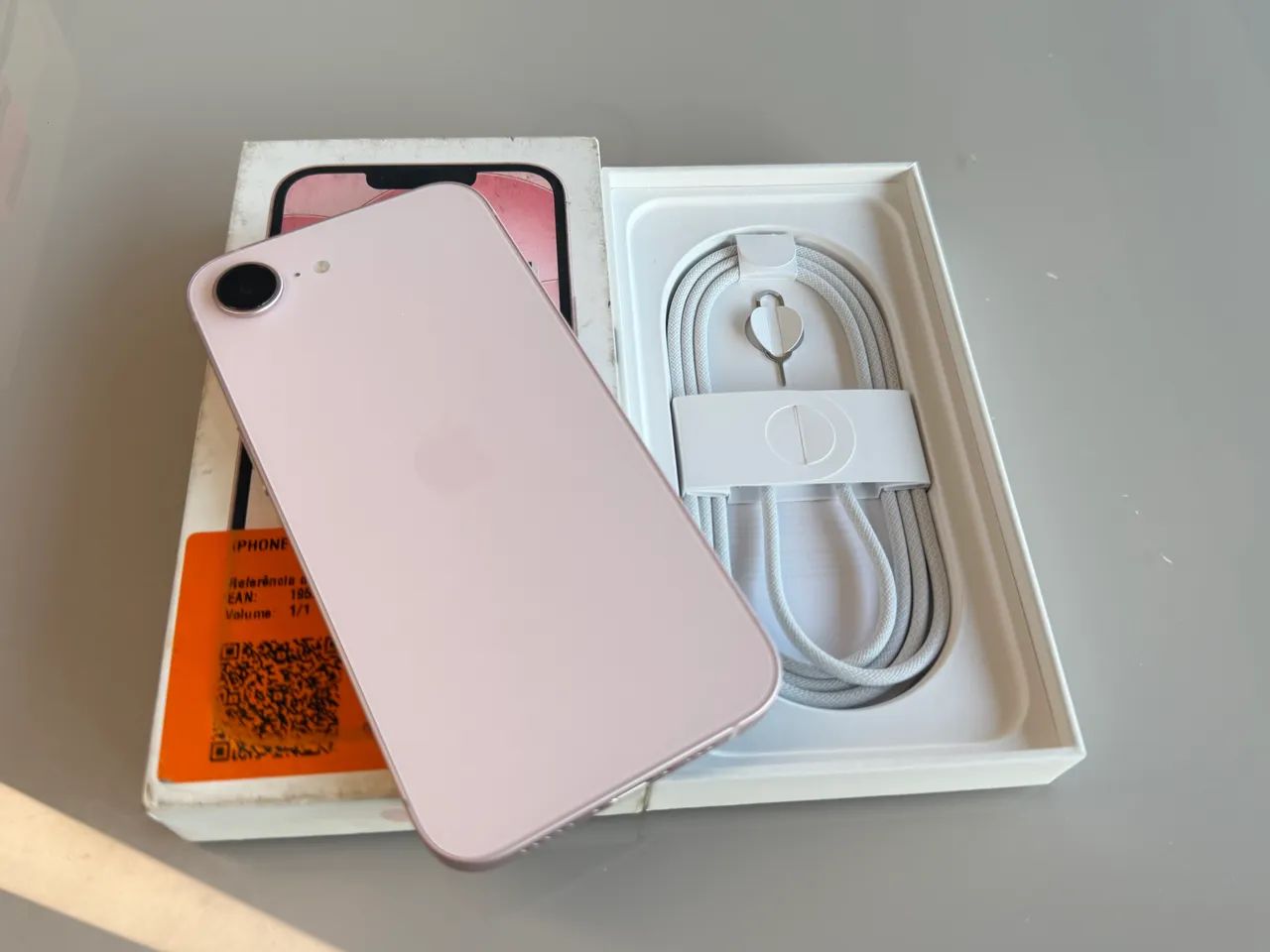 iPhone 17E 256GB Rosa Novíssimo - Foto 4