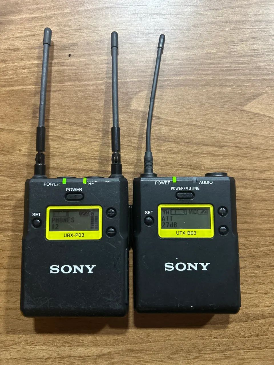 Microfone Sem Fio Sony Uwp - Utx-b03 + Urx-p03 - Foto 2