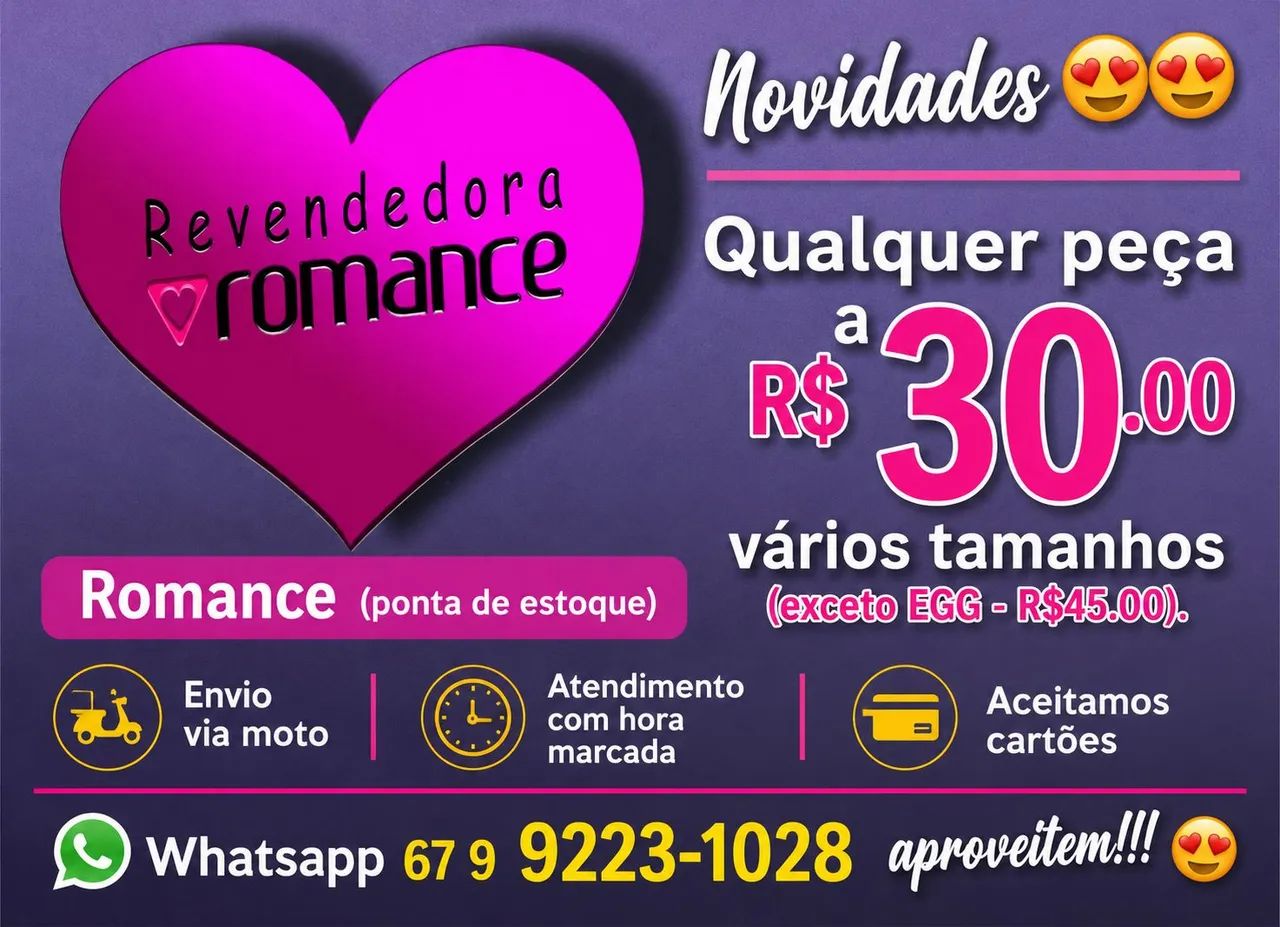 Sutiãs Romance em PROMOÇÃO 