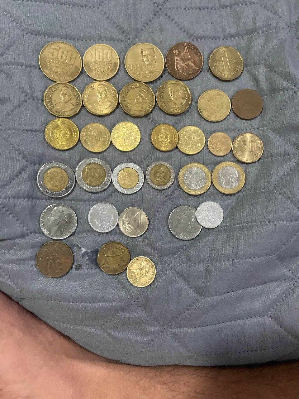 LOTE DE MOEDAS ANTIGAS INTERNACIONAIS 