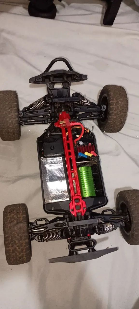 Carro 4x4 RC até 80km de velocidade, com todos itens - Foto 5