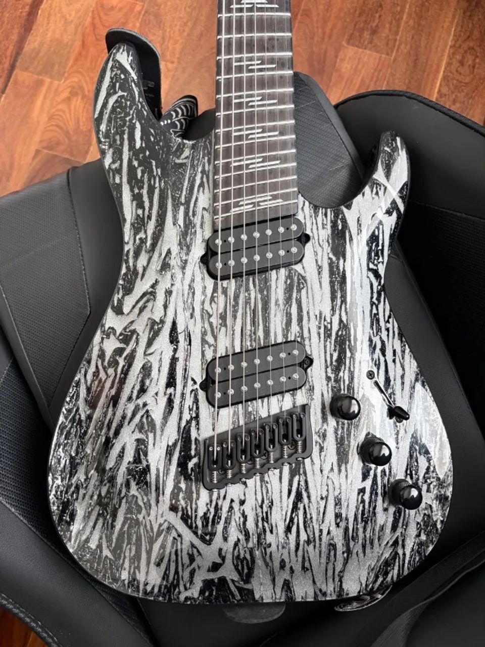 Guitarra Schecter C-7 Silver Mountain Multiscale