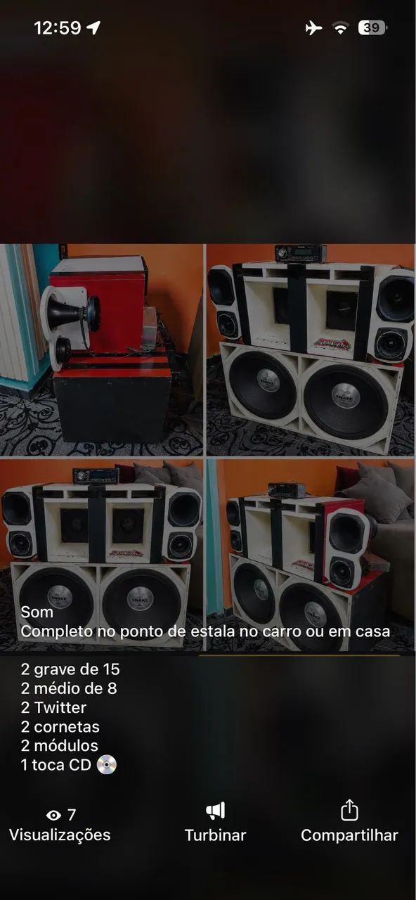 Vendo som automotivo 