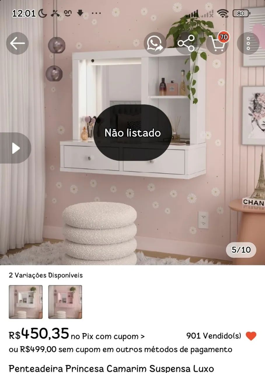 Penteadeira quarto menina  - Foto 3