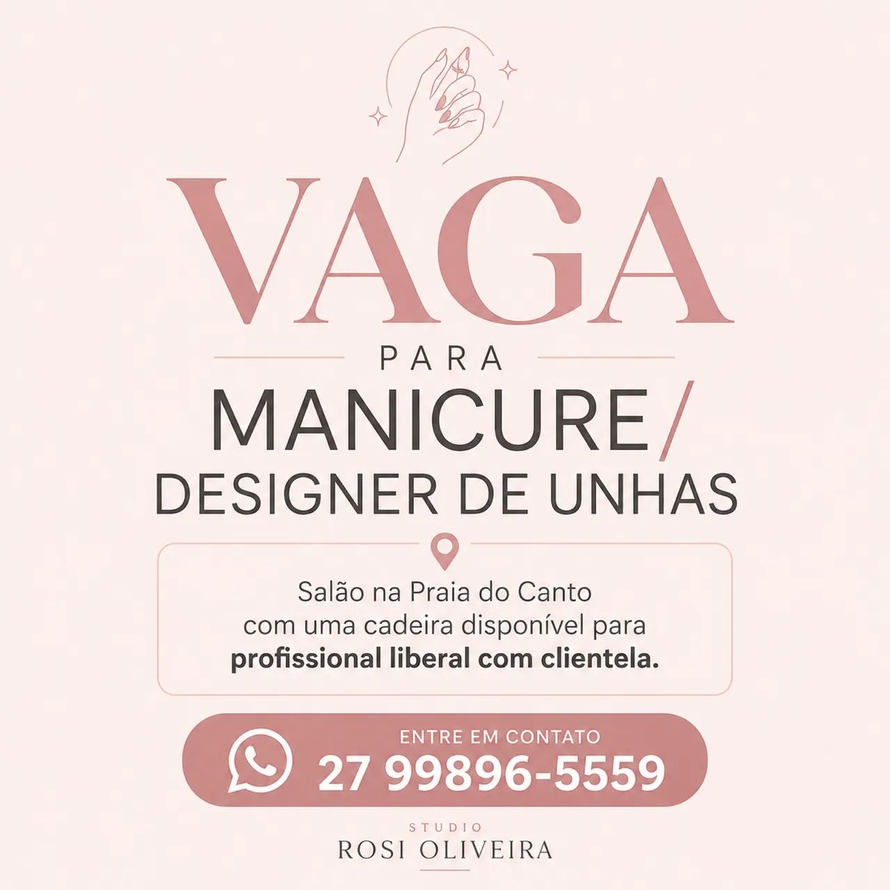 Preciso de manicure 