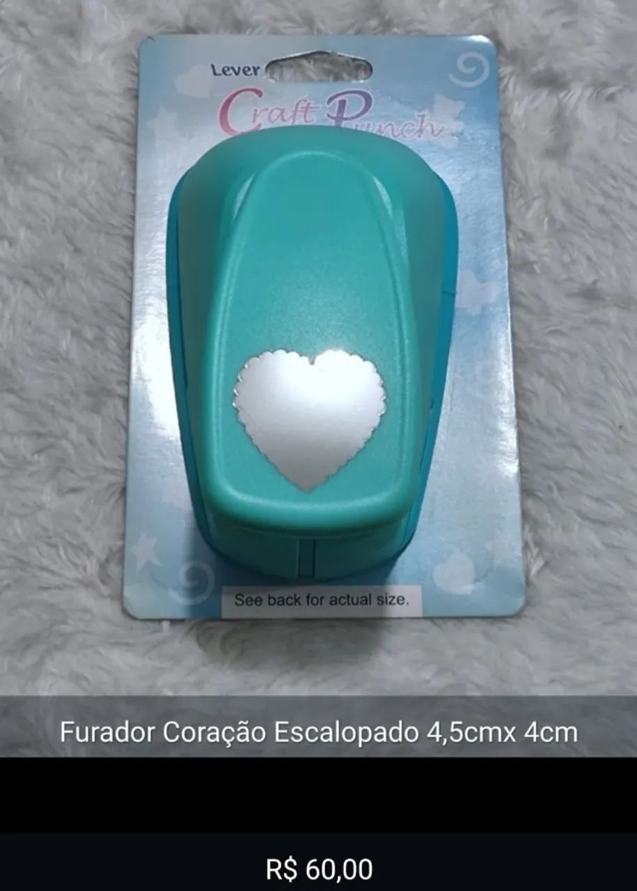 Scalloped Heart Punch 4.5 cm x 4 cm