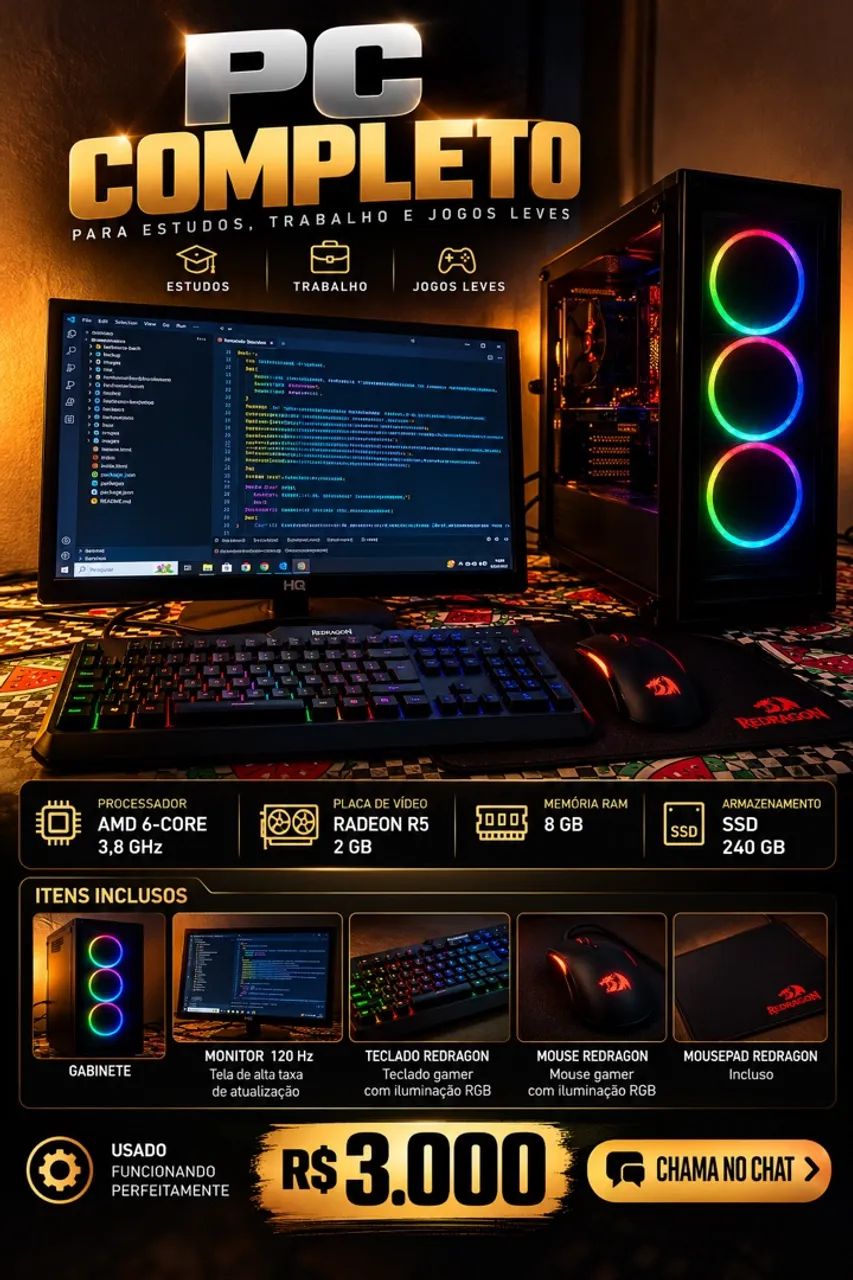 Pc gamer completo 