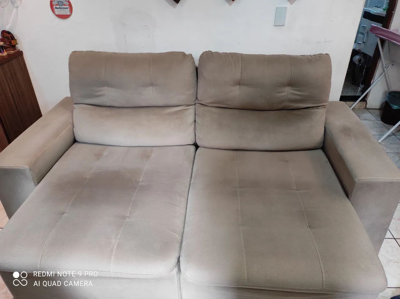 Sofá-cama Reclinável 2 Lugares - Muito Conservado - Foto 2