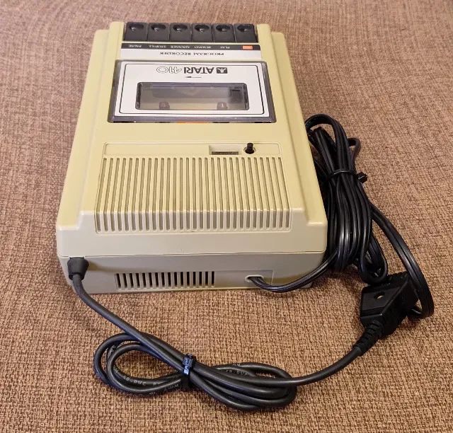 Toca Fitas K7 ( DataCorder ) Atari Program Recorder 410 P/ Atari XL -Ruim / Para Conserto - Foto 3