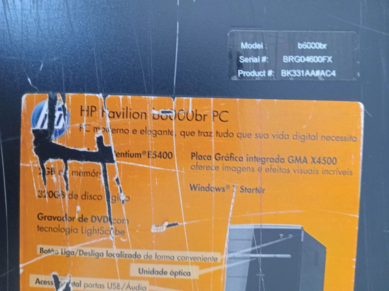 Gabinete HP Pavilion B6000br Usado - Foto 4