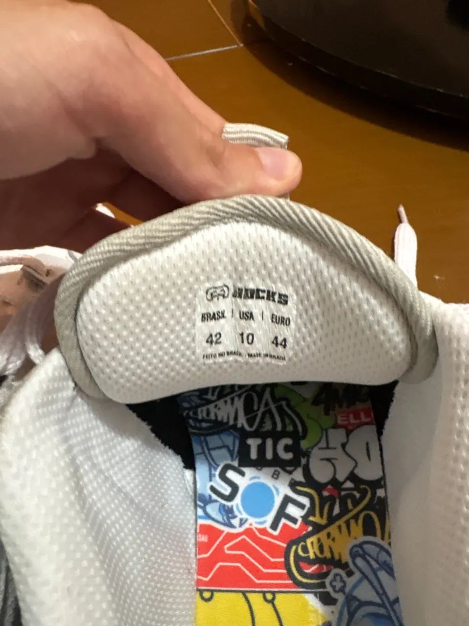 Tênis hocks formiga 011 Branco - Foto 5
