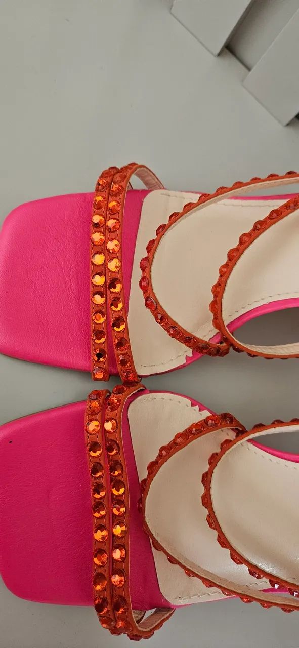 Sandália Lauras Boutique color bloco - Foto 3