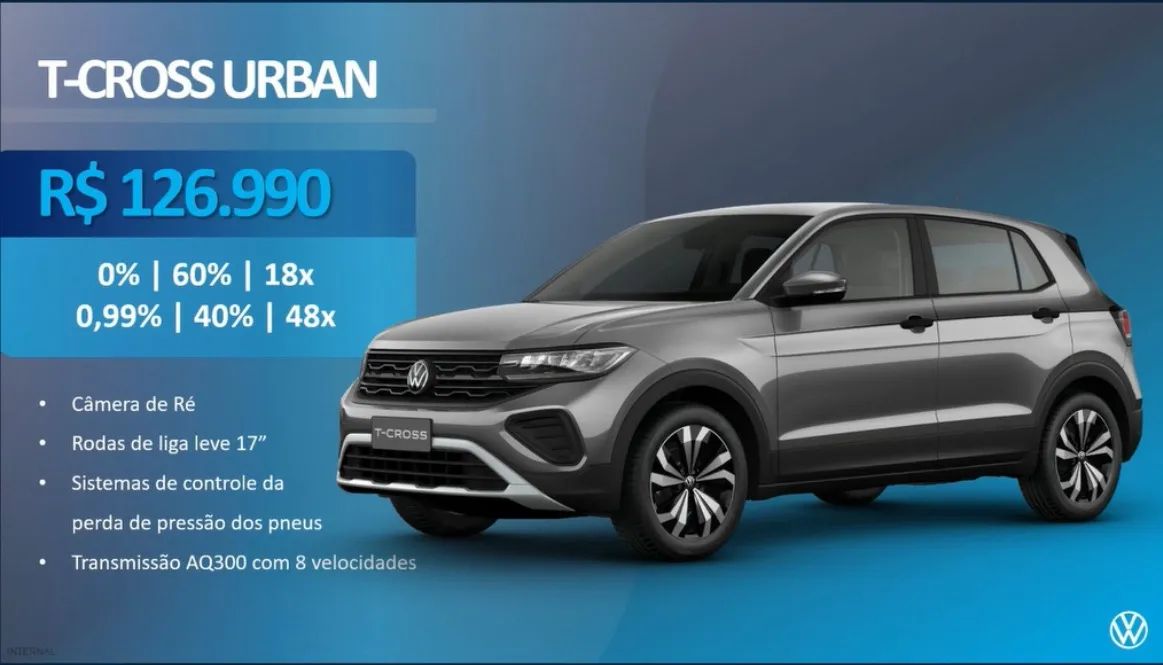 Volkswagen T-Cross T-Cross Sense 200 TSI 1.0 Flex 5p Aut. 2027