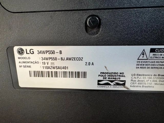 monitor LG UltraWide 34" Full HD IPS 75Hz HDR10 - 34WP550-B - Foto 2