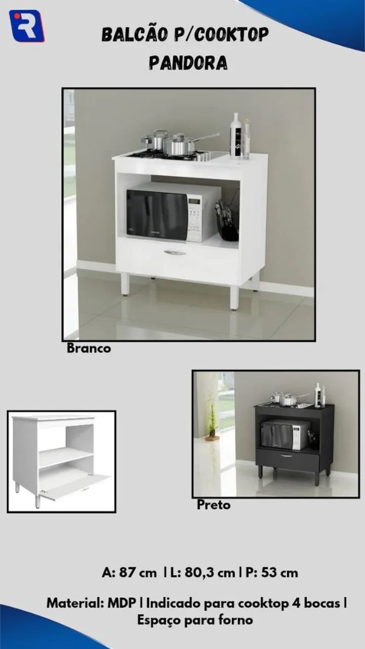 Balcão Cooktop 