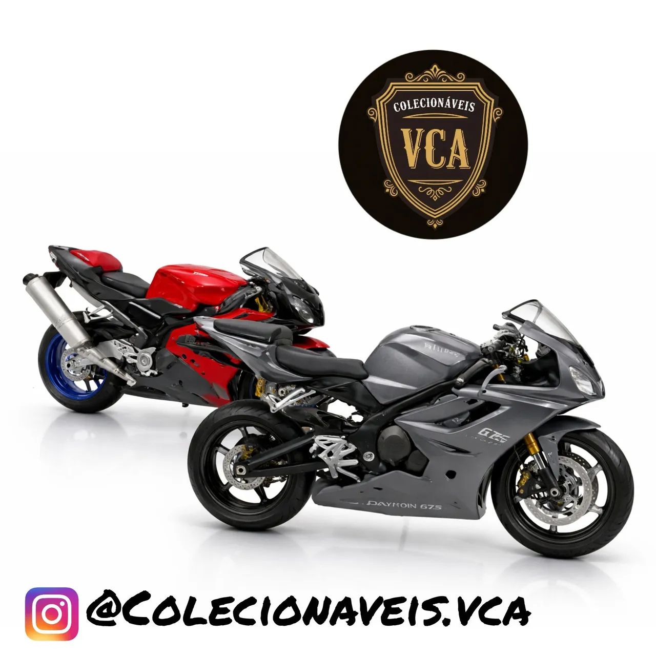 Lote 2 Miniaturas Moto Aprilla 10cm, Triumph 10cm