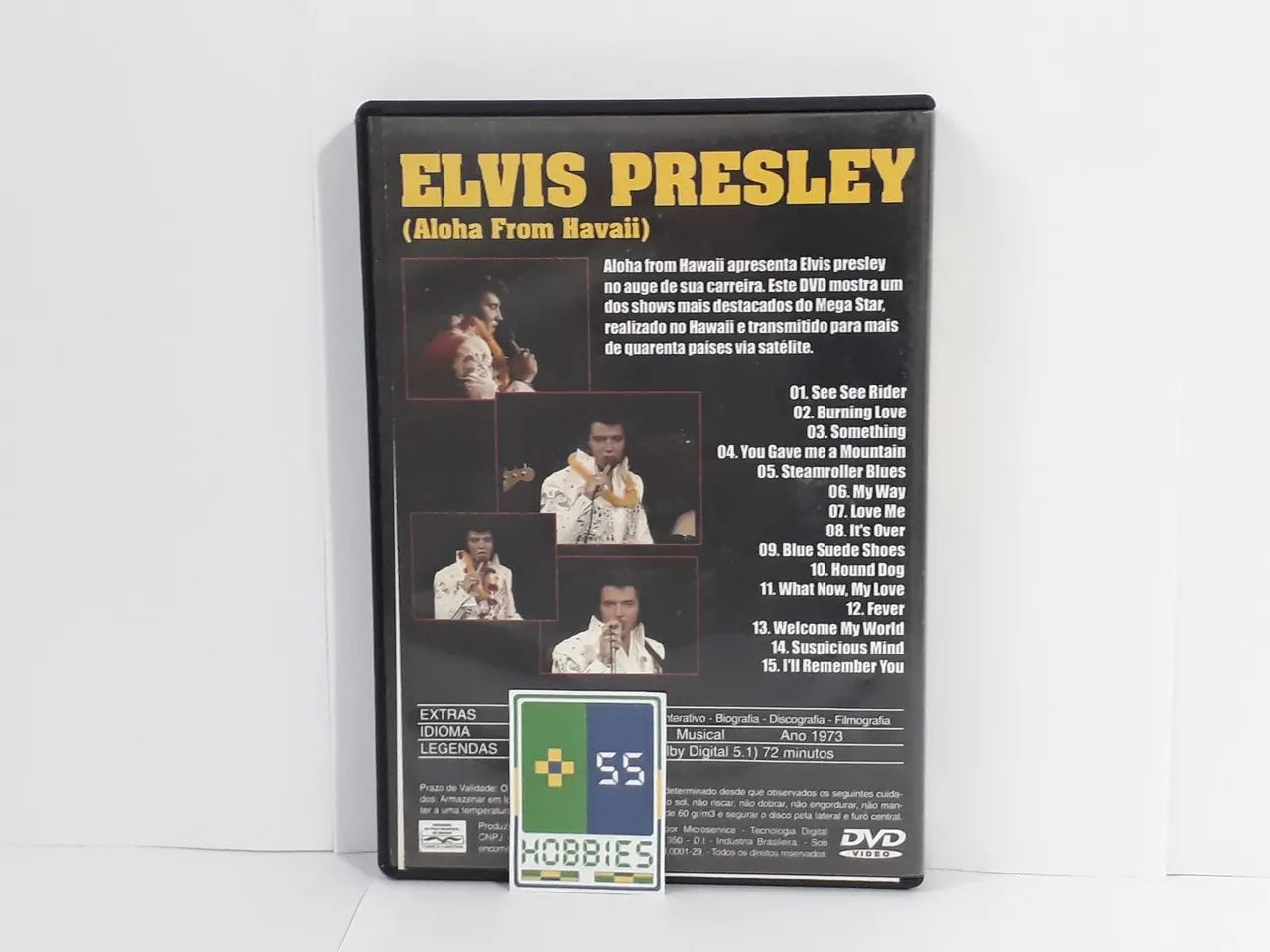 DVD Apresentação Elvis Presley Aloha From Hawaii - CDs, DVDs etc