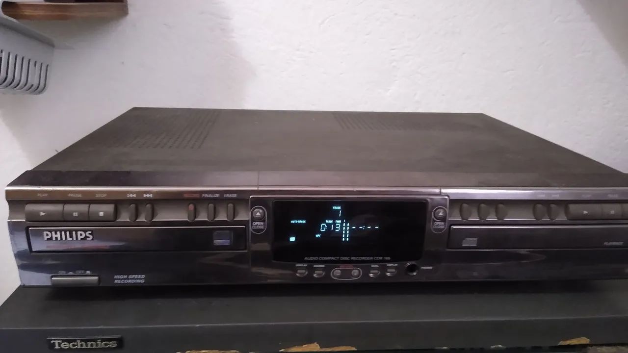 Aparelho gravador de CD
