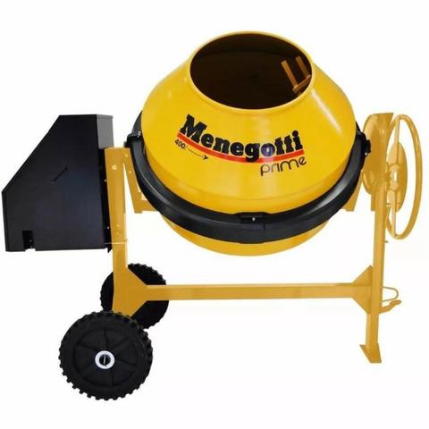 Betoneira C/ Motor 400 Litros 2cv Monof 220v Menegotti Prime - Nova em 10X