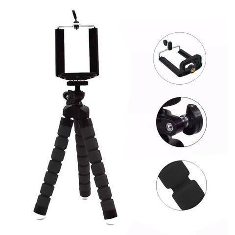Kit Microfone Lapela + Mini Tripé Gravação Celular Youtube - Foto 2