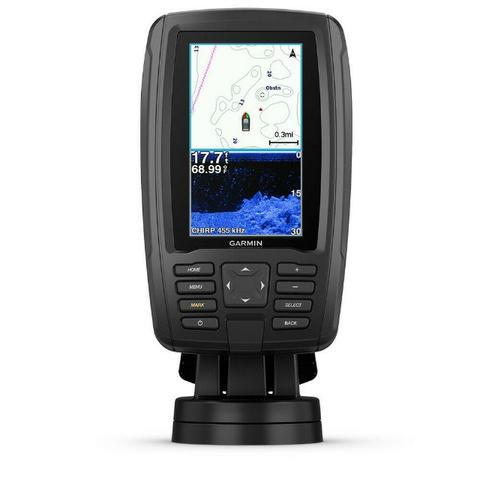 Garmin echomap chirp 44cv + transducer tela 4.3''