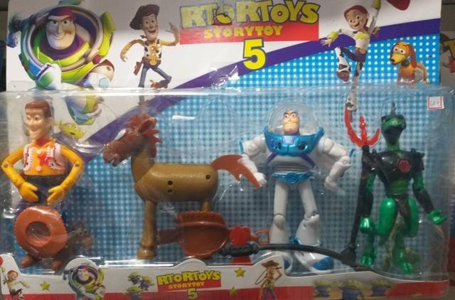 Toy Story 5 Com 4 Bonecos Kit Cartelado - Foto 5