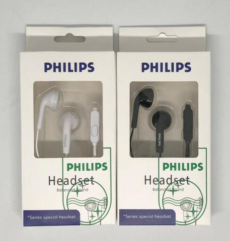 Fone de Ouvido Earphones Philips com Fio Produto Novo na Caixa