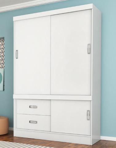 Belissimo Guarda Roupa de Portar de Correr Ideal Para Apartamento 699,00(Entrego e Monto) - Foto 2