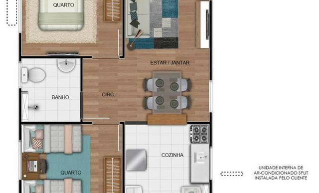 Apartamento com 2 dormitórios à venda, 41 m² por R$ 144.300,00 - Jd. Europa - Suzano/SP - Foto 15