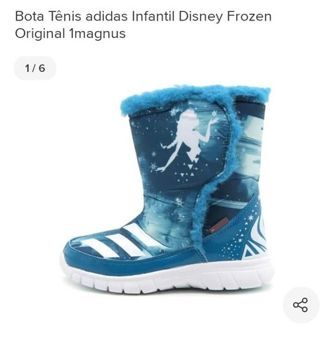 tenis adidas botinha infantil