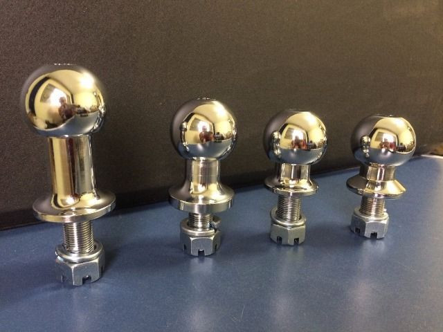 Bola Cromada Para Engate Reboque De 50mm Em Aço - Universal